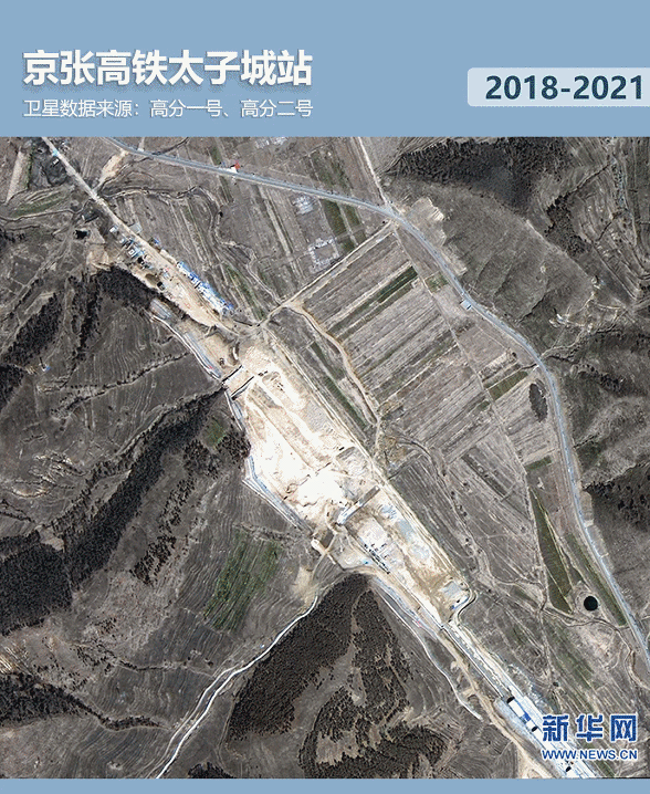 衛星見證，這里如何變身“冬奧小城”