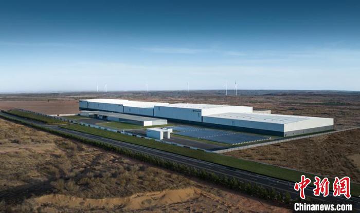 圖為鄂爾多斯零碳產業園(資料圖)。　張元供圖