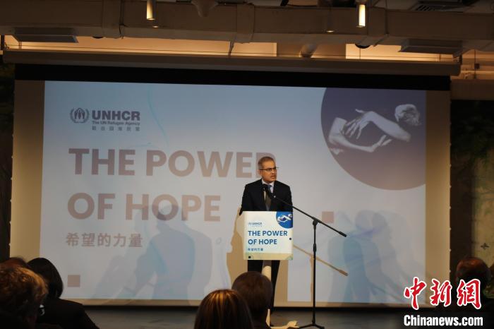 聯合國難民署亞太局局長英德里卡·拉特瓦特致辭 蘇婧欣 攝