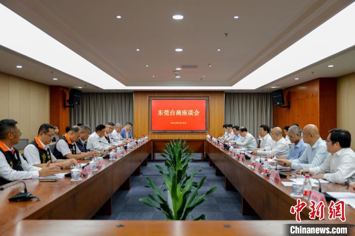 東莞舉辦臺商座談會臺商建言加強兩岸經貿交流和人員往來