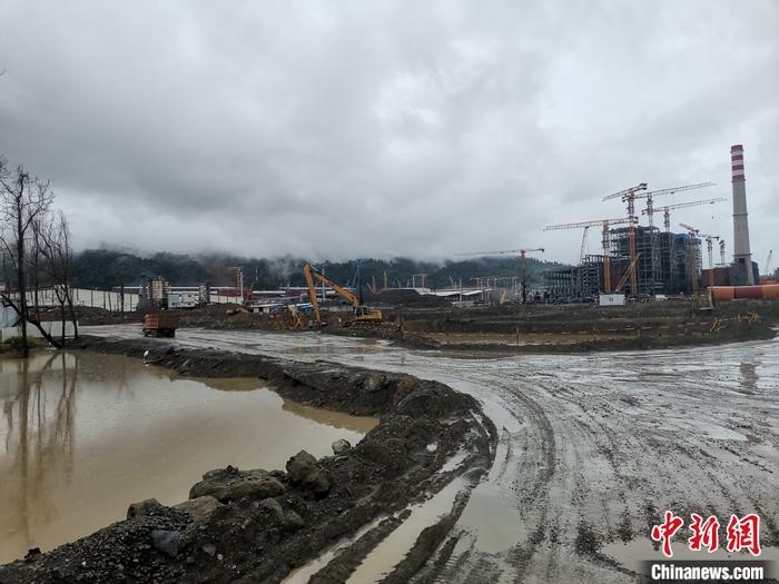 青山緯達貝園區建設初早期。 受訪者供圖