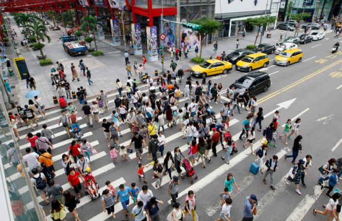 圖為信義商圈。圖片來源：臺灣“中時新聞網”。