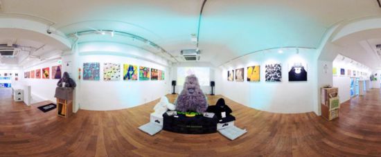 “大衛猿”主題展覽現場。（主辦方供圖）