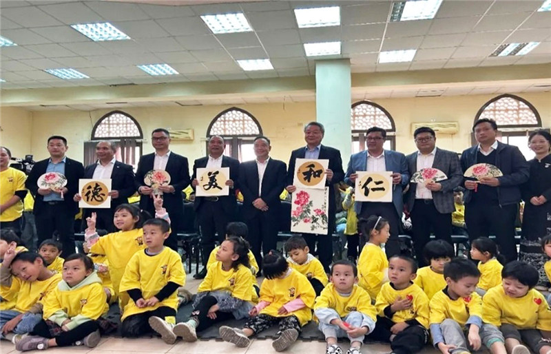 圖為2023“中華文化大樂園—埃及開羅營”閉幕式活動現場。主辦方供圖