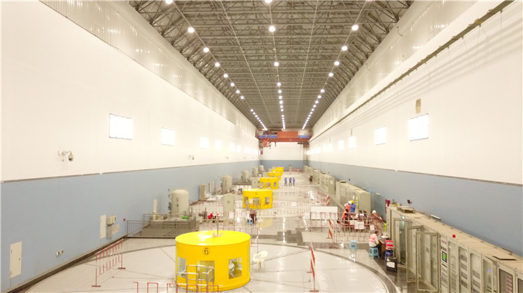 卡魯瑪水電站發電機組。王劍攝