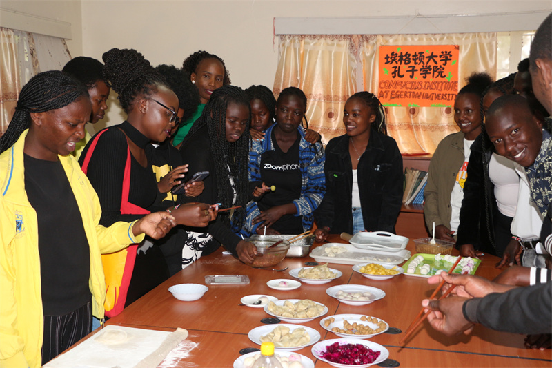 活動現場。肯尼亞埃格頓大學孔子學院供圖