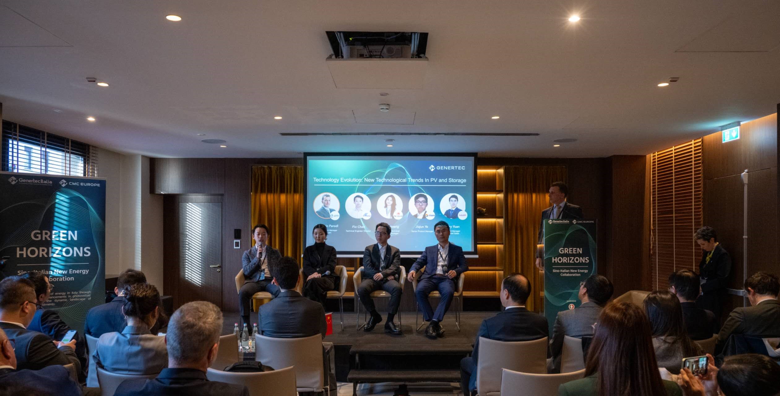 中方企業代表就新能源技術發展趨勢分享觀點。主辦方供圖