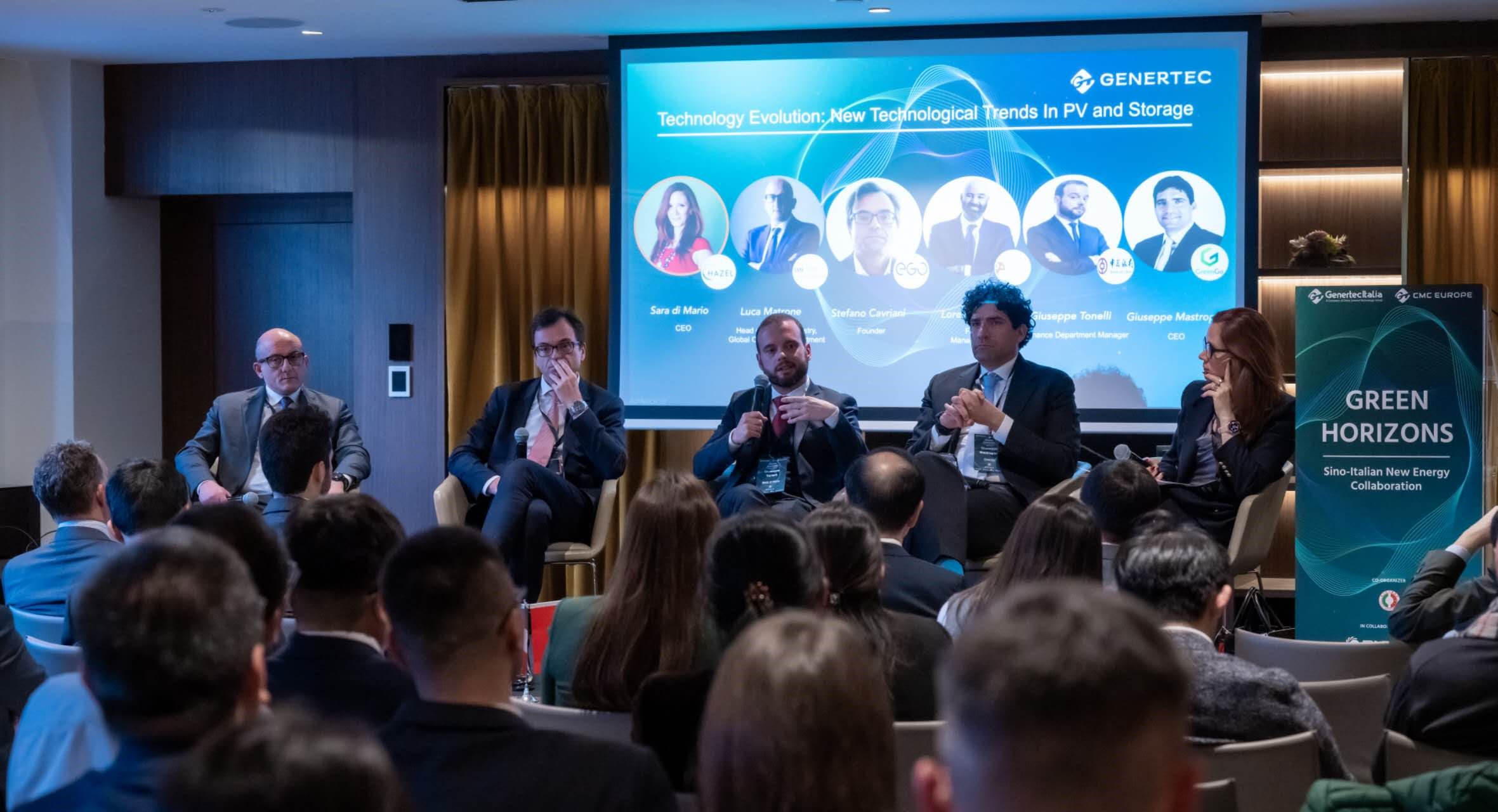 意大利企業負責人及行業專家介紹新能源領域發展經驗。主辦方供圖