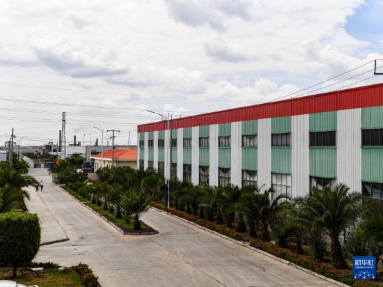 這是2024年2月16日在埃塞俄比亞杜凱姆市拍攝的東方工業園。 新華社記者 李亞輝 攝