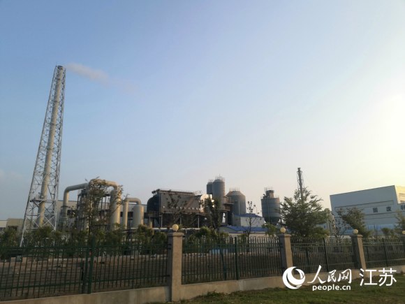 此次被當地居民反映廢氣刺鼻的企業。 人民網 張玉峰攝