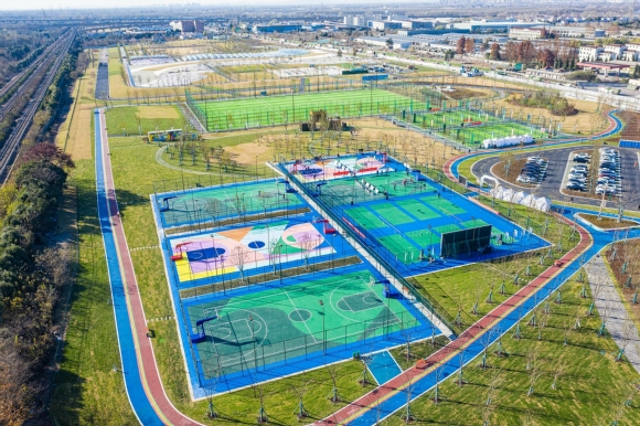 南京北站樞紐經濟區環境整治項目一期。江北新區樞紐供圖