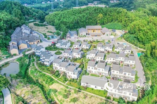 俯瞰大灣村。人民網 陳若天攝