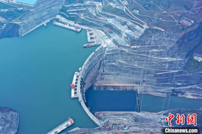 圖為白鶴灘水電站。 水電四局供圖