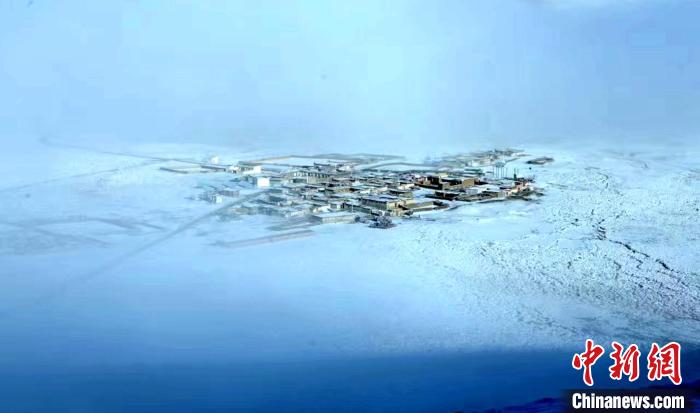 圖為普瑪江塘鄉冬季村景。　浪卡子縣網信辦供圖