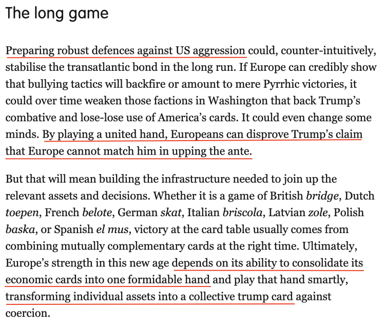 深觀察丨“只要團結，歐盟反制美國的王牌很多”