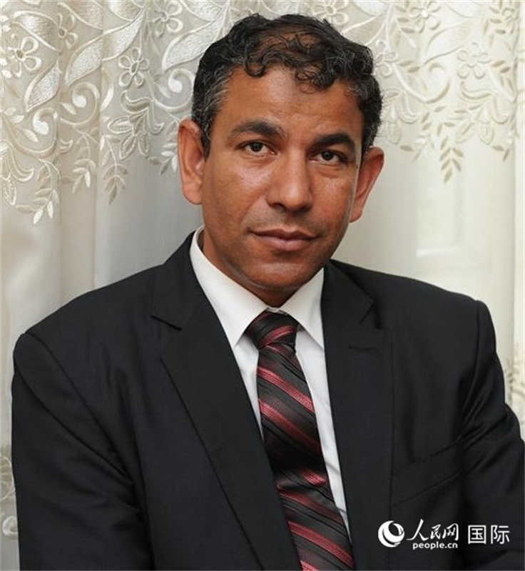 埃及著名中國(guó)和亞洲問(wèn)題專(zhuān)家德拉比克。人民網(wǎng)記者 黃培昭攝