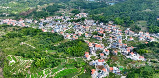 軍營村俯瞰。人民網記者 陳博 攝