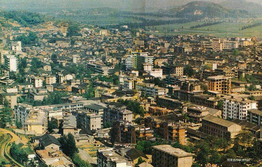 1988年寧德城區風貌。（圖源：《習近平在寧德》）