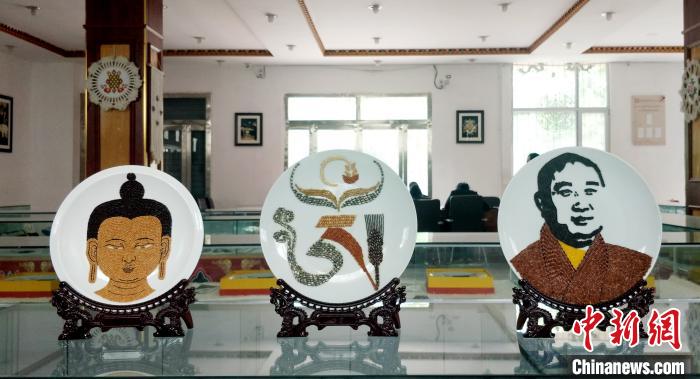 通訊：青海藏鄉殘疾人索南本“五谷畫”勾勒新天地