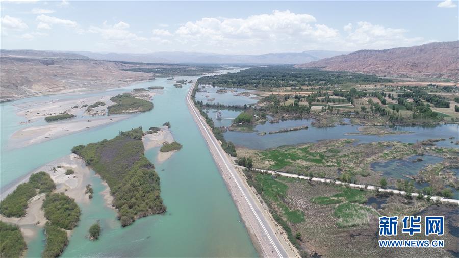 (新華視界)(3)青海貴德:鳥瞰黃河