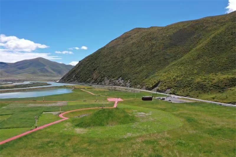 宜牛二村砂場生態修復后狀況。甘孜州石渠生態環境局供圖