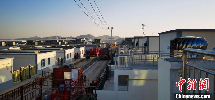 圖為蘭州新區移民安置區。　魏建軍 攝