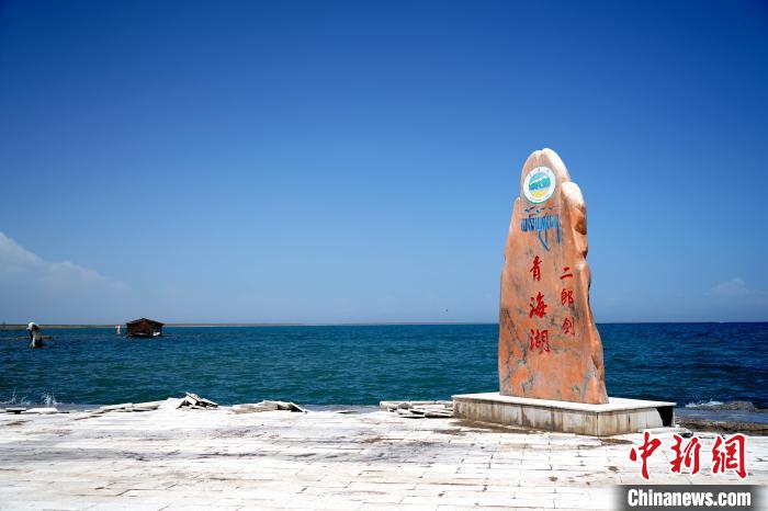 圖為青海湖景區一角。　孫睿 攝