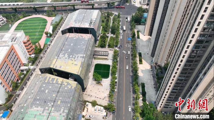 匯泉路社區一角。　高嘉琪 攝