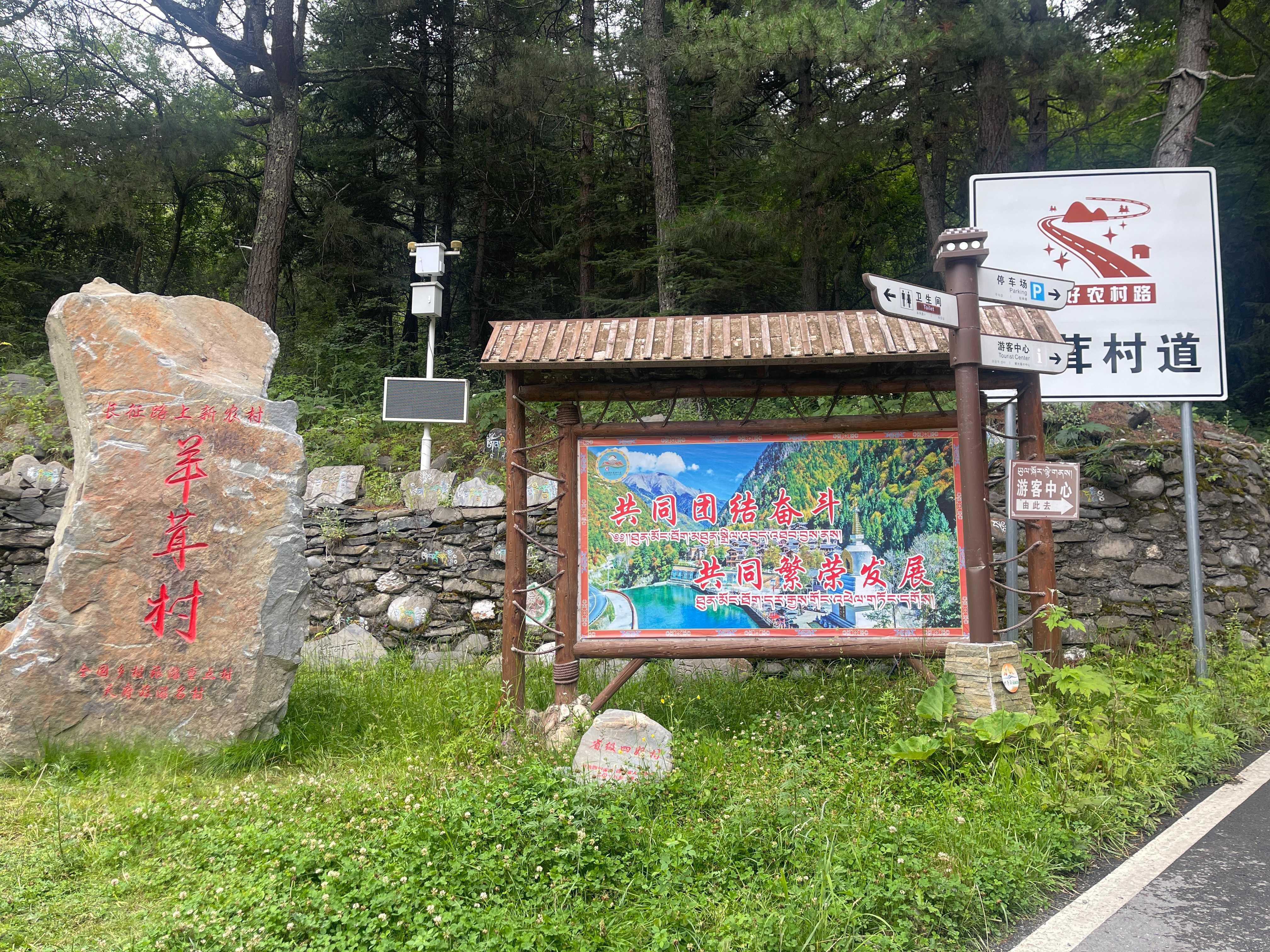 羊茸村村貌。人民網 周靜圓攝