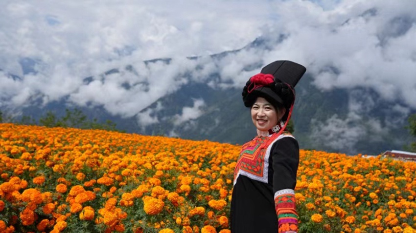 瀘定正以其獨(dú)特的魅力,吸引著各地游客。瀘定縣委宣傳部供圖