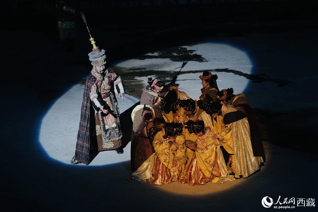 試演現場。人民網次仁羅布攝