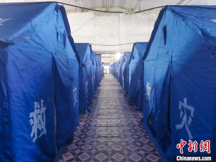 那曲火車站集中健康監(jiān)測點。　中國鐵路青藏集團有限公司拉薩車務段 供圖