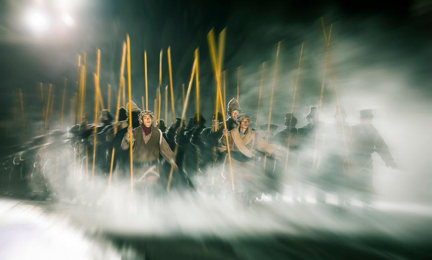 演出現場。蕭文松子攝